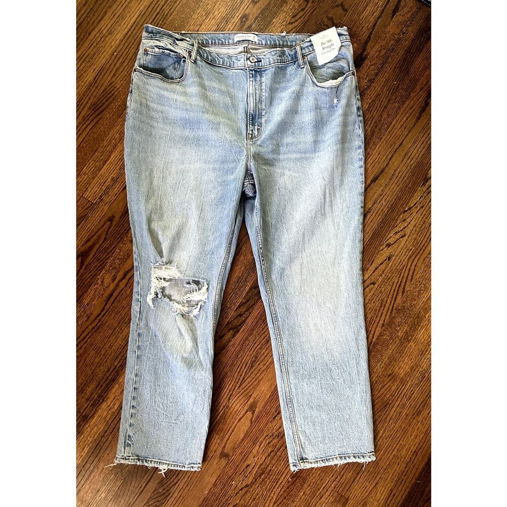 Abercrombie & Fitch The 90s Straight Ultra High Rise - 22R